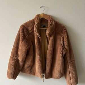 Patagonia Women's Brown Faux Fur Jacket